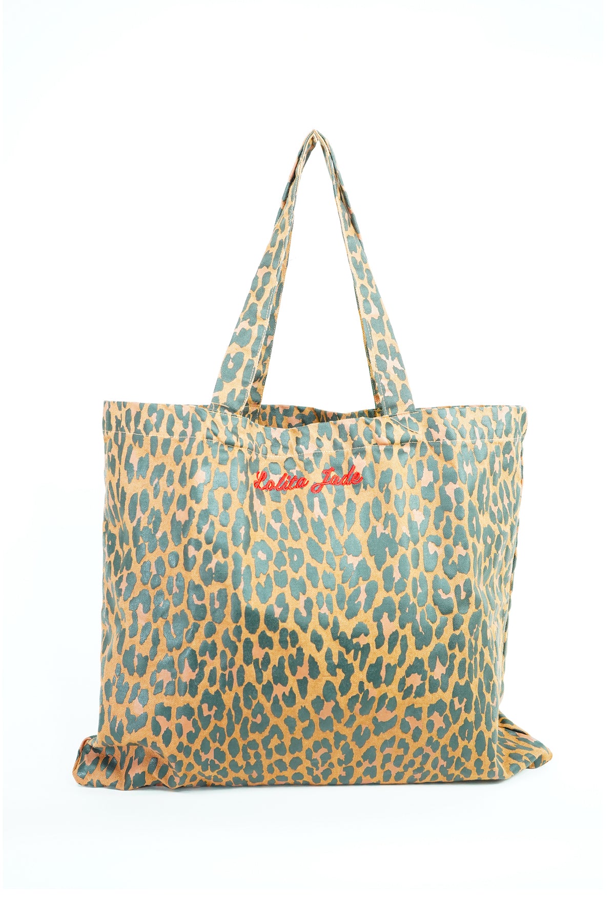 専用❗️694【DamageDENIM✖️leopard✖️ヌビToteBAG】 LEOPARD CANVAS TOTE – LOLITA JADE