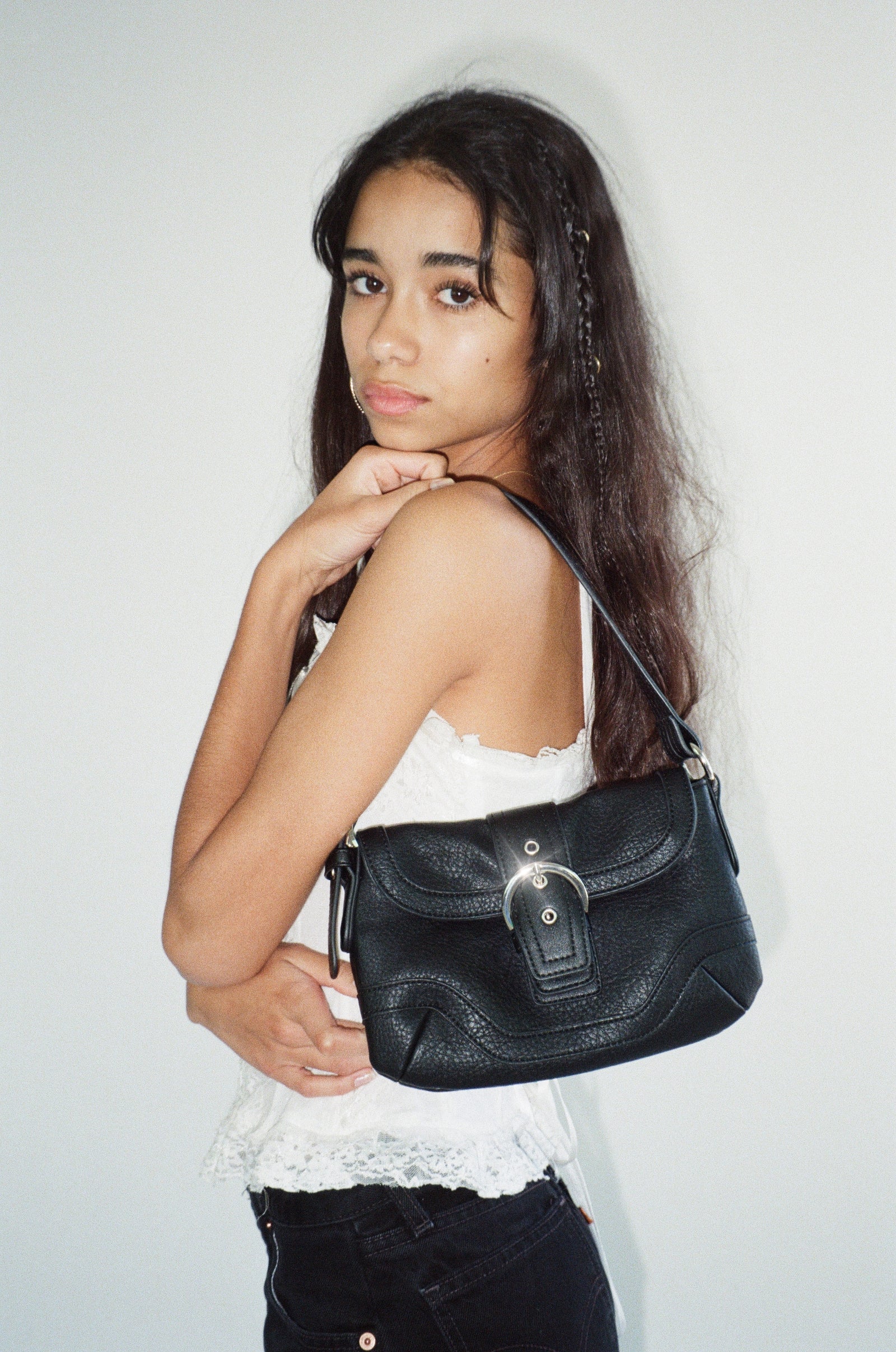 BLACK BUCKLE BAG – LOLITA JADE