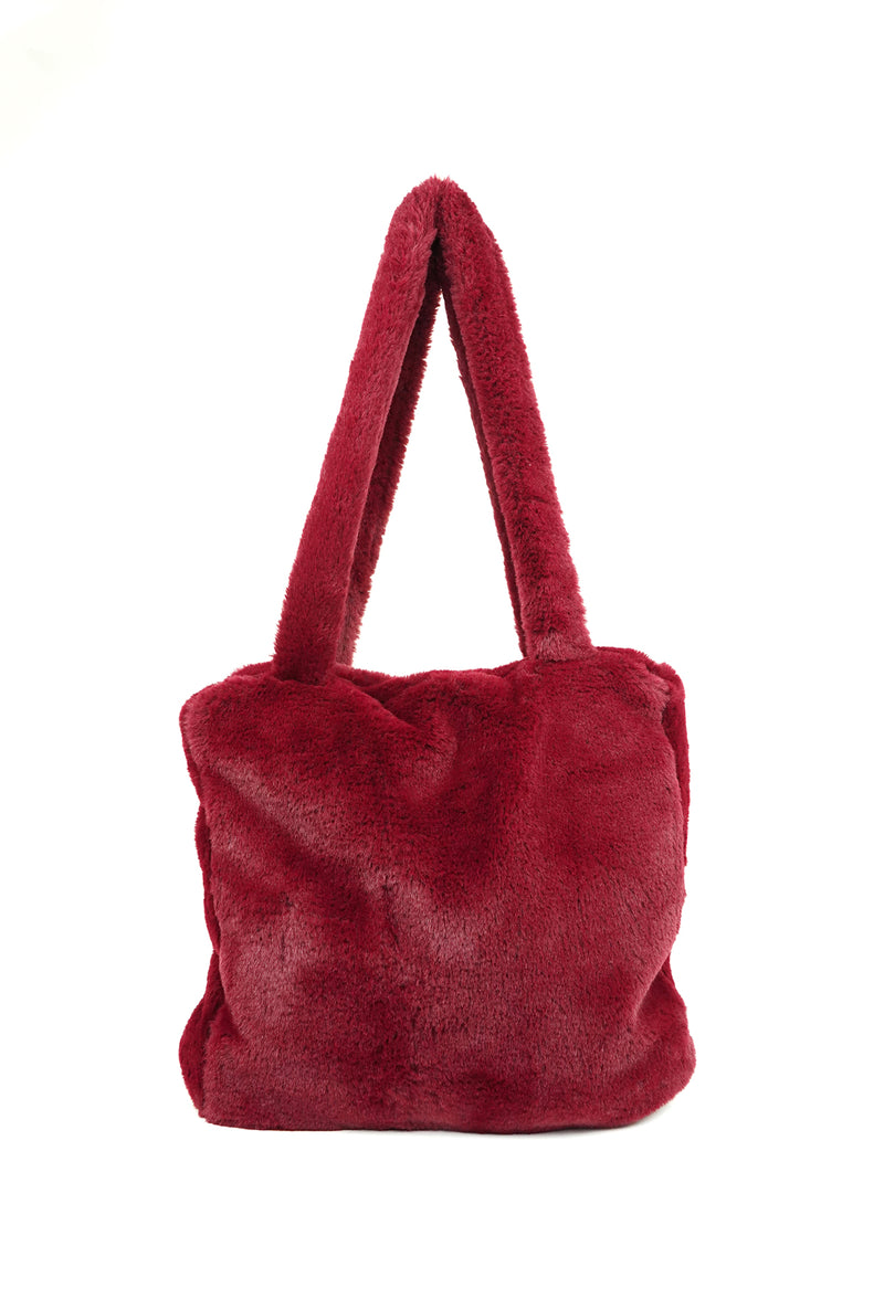 RUBY RED LAPTOP TOTE
