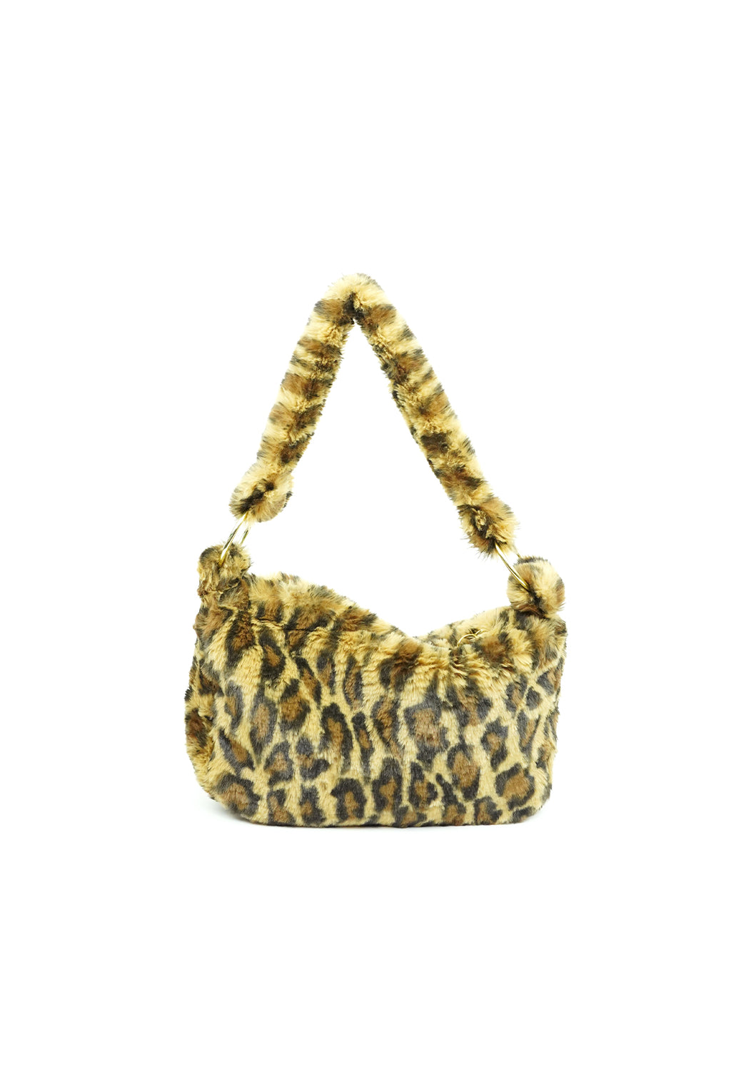 トートバッグ [MOLLIOLLI] KEETY RABBIT prelude fur mini bag[leopard] MOLLIOLLI] KEETY RABBIT prelude fur mini bag[leopard